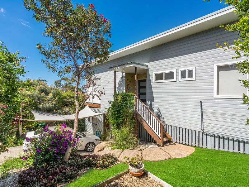 Appealing seaside duplex with ocean glimpses