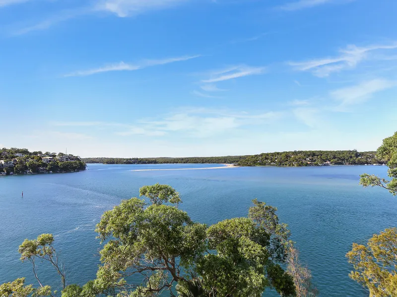 Original waterfront residence with 180 degree panoramas