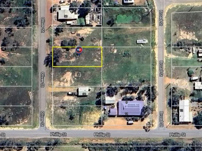 Prime Vacant Land Opportunity at 34 Oliver Drive, Mingenew