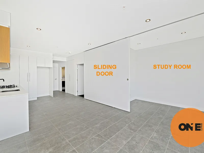 RARE 1BED+STUDY | LOW STRATA | 1 MIN TO STATION