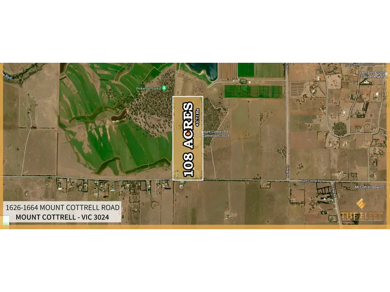 Exceptional Opportunity In Melbourne Western Corridor for Land Bankers, Investors & Developers