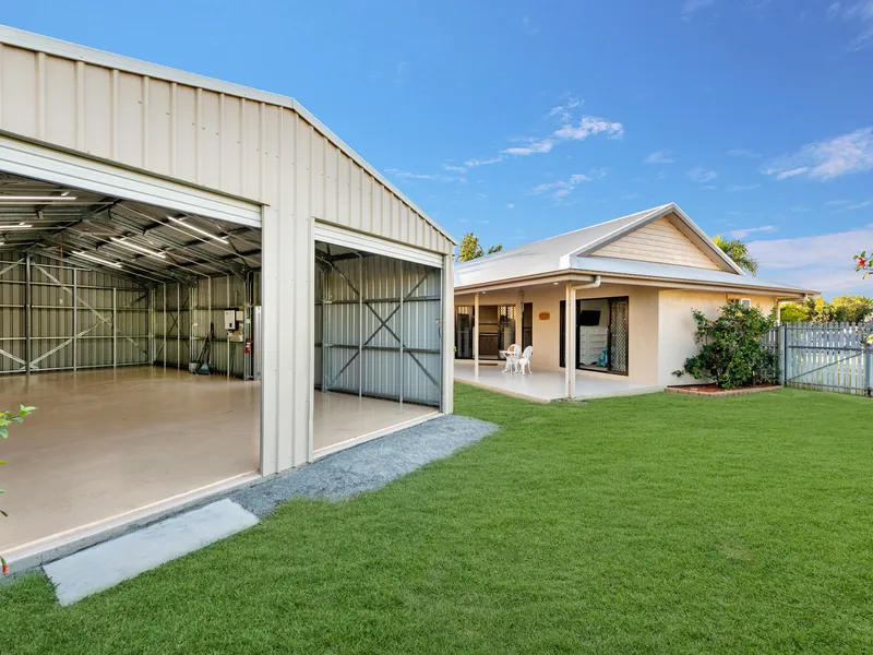 Quality family home with the BIGGEST shed in Burdell!