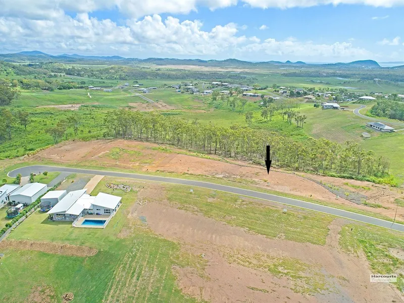 Huge elevated benched block , ocean island & rural views