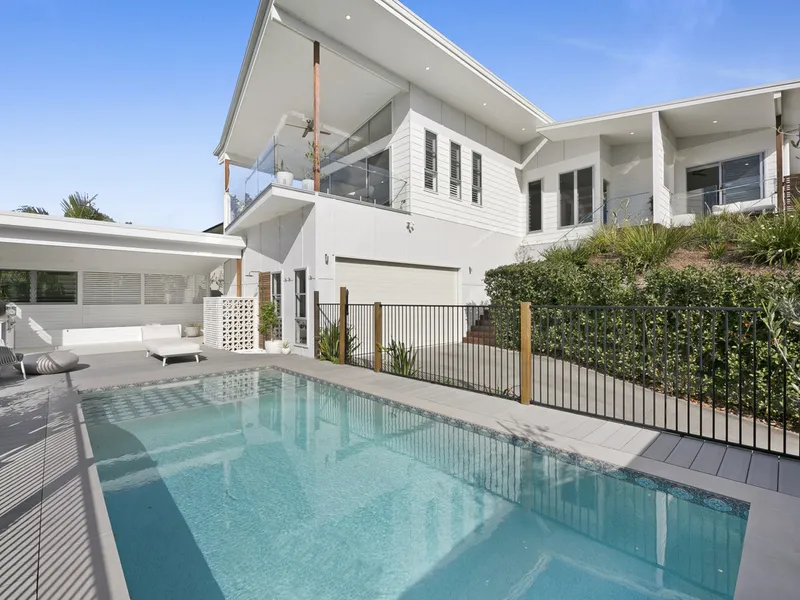 Modern coastal home with ocean views!