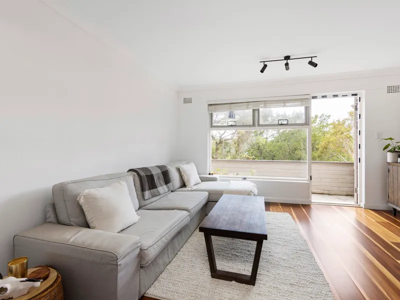 Sunny and private with a tranquil park outlook