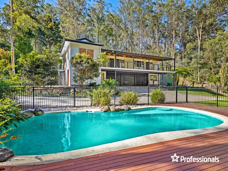 Forest retreat with a pool!