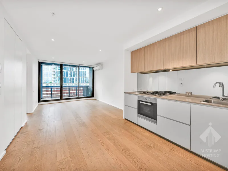 Non Furnished Two-Bedroom with a Car Park Apartment @ 889 Collins St Available Now