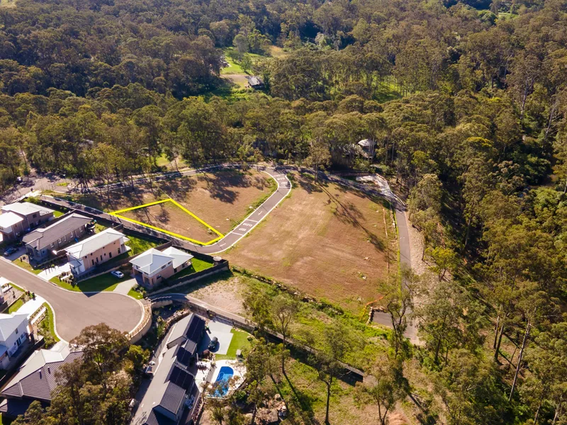 Rare 600m2 North East facing corner block located on the top side of the street