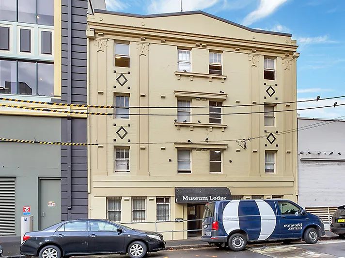 Museum Lodge  20 Yurong St  East Sydney 2010. For availability phone (02) 9380 5537