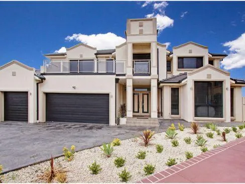 Superb double level family residence offers contemporary living and space.
