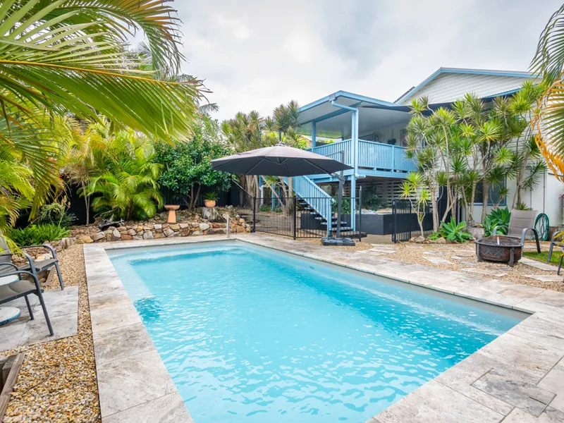 Ultimate beach home, Complete with inground pool