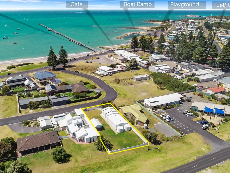 Imagine the possibility at this stunning beachside location.