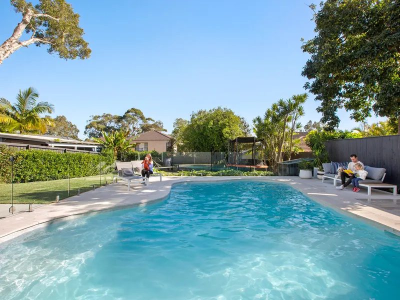 Flawless family home on approx 600sqm with studio and ocean views