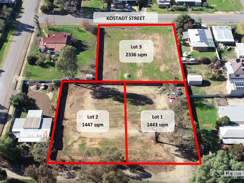 Three magnificent blocks central to the Nathalia township