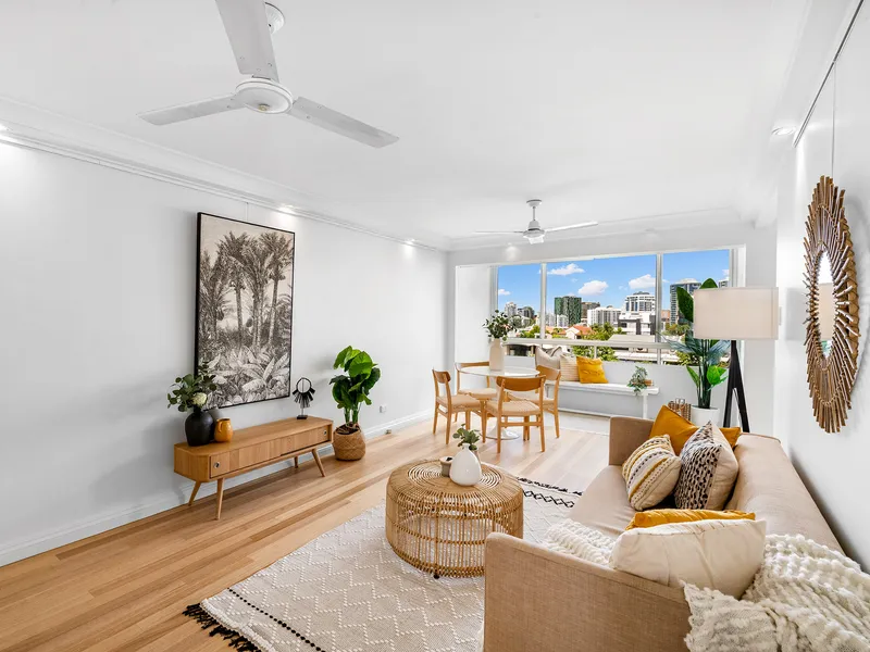 111m2 Of Prime New Farm Living With Exceptional City And Suburban Views – Move Straight In Or Invest!