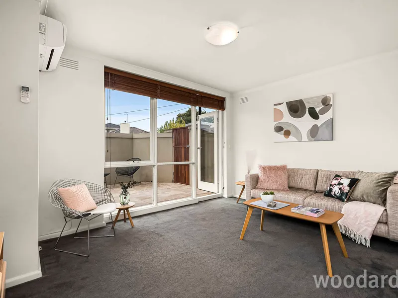 One with peace, privacy & a walled garden!