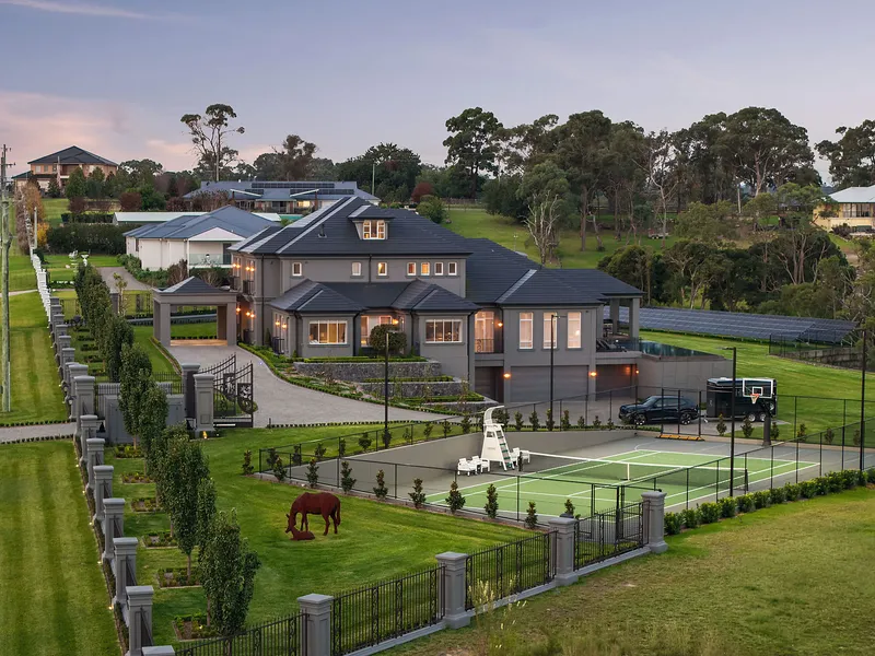 ‘The One’ Le Mansion Residence Grand European Inspired Estate on Fully Fenced Semi-Rural Acreage 40km from Sydney CBD