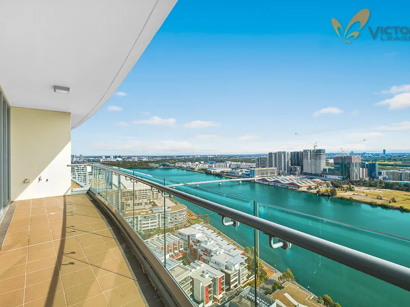 Top level Spacious Two Bedroom with Outstanding Waterview for lease in the waterside of Rhodes