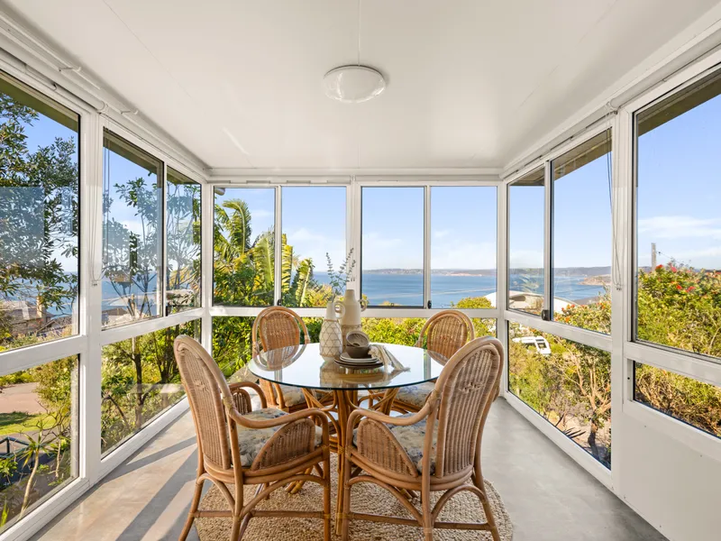 Original home with stunning ocean views offering endless potential to build your very own coastal retreat