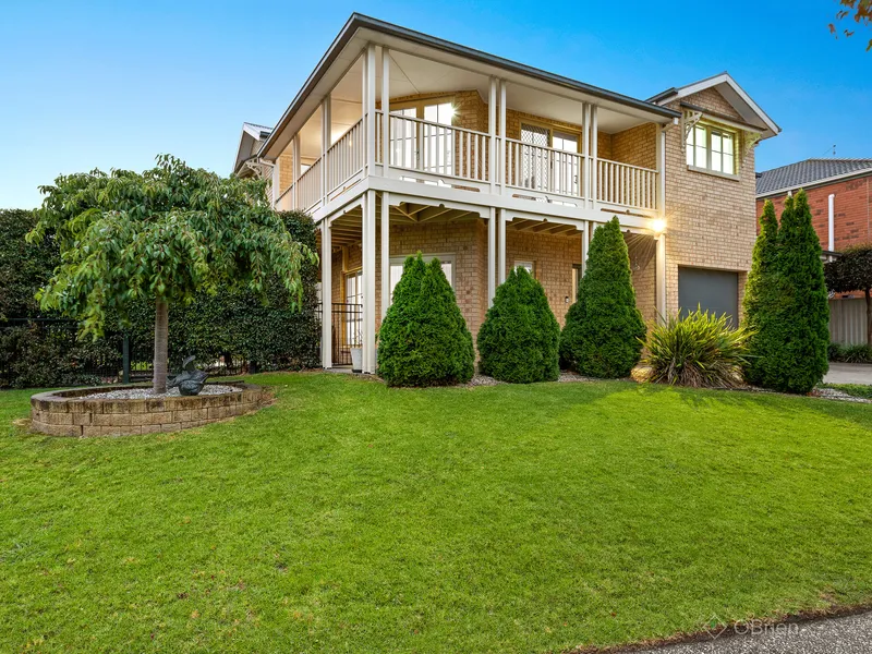 Large family living on lakeside