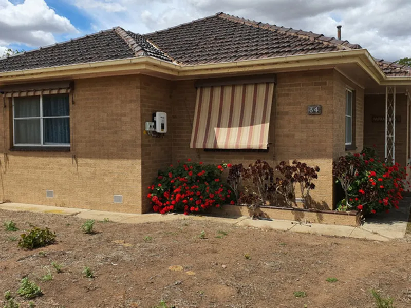 “Three bedroom brick home  with lock up shedding”