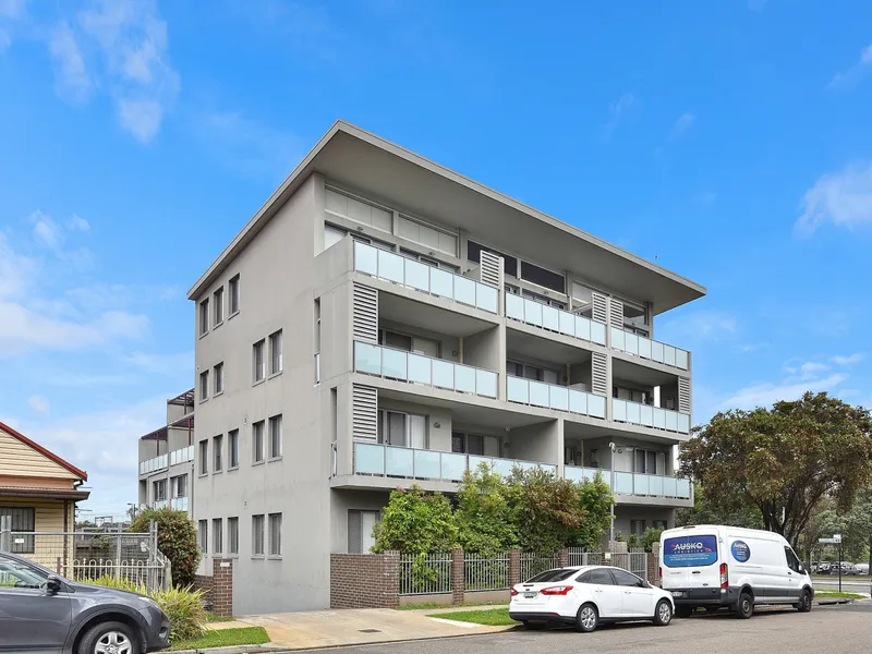 Perfectly located in central Lidcombe with truly unique two spacious Bedrooms +room sized Study & open plan layout