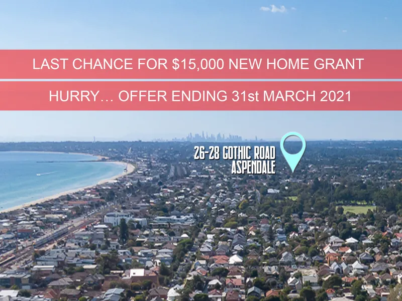 Construction commenced! Only 1 town houses left!