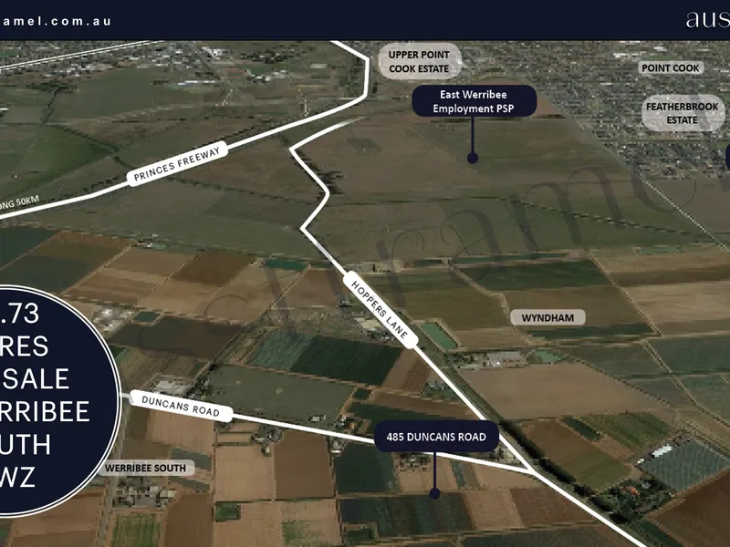Approx. 9.2ha / 22.73 acres in Werribee South GWZ
