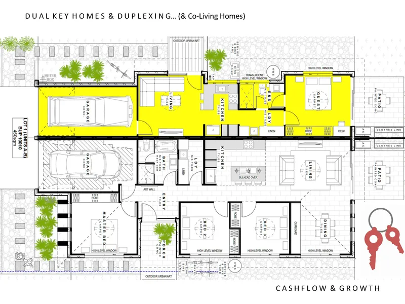 NEW = Cashflow + Growth = Dual Key Homes... (* Ask of an information pack !!!)