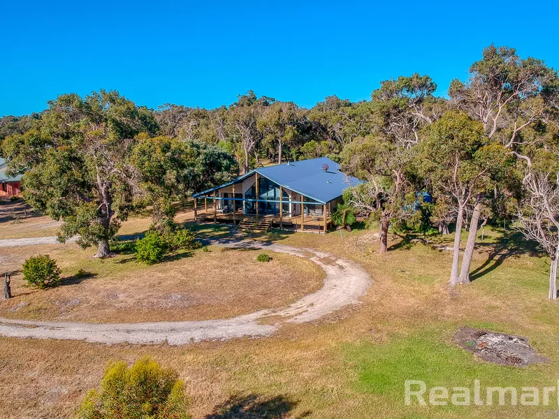 Enjoy sunsets, space and tranquility at this Yallingup property.
