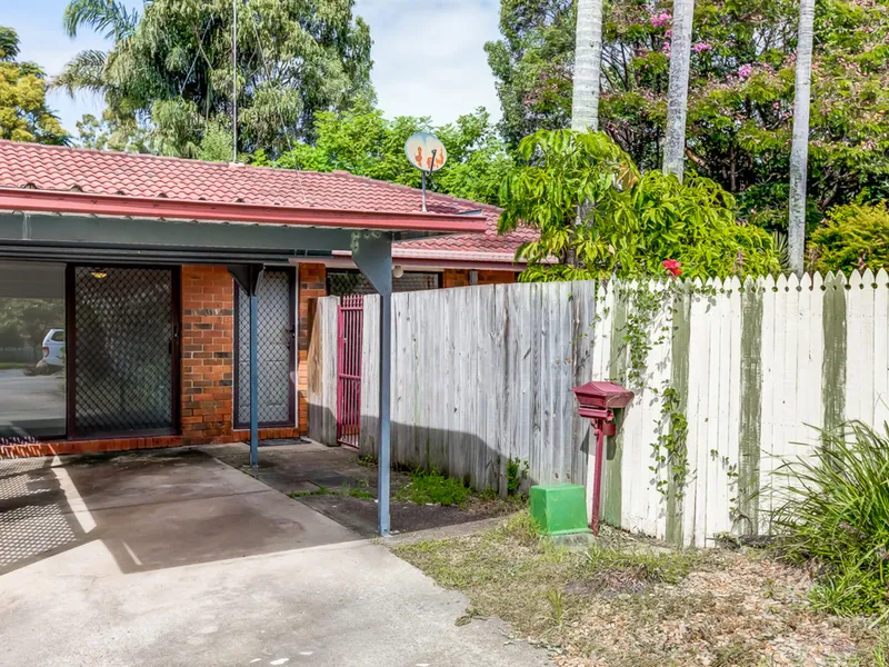 Tucked away with a great sized yard