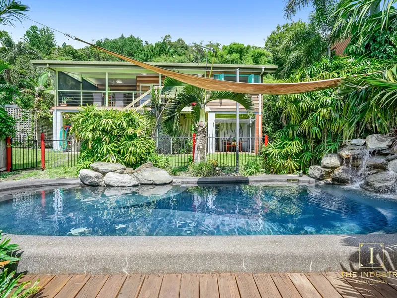 High set home in serene, sought after setting 