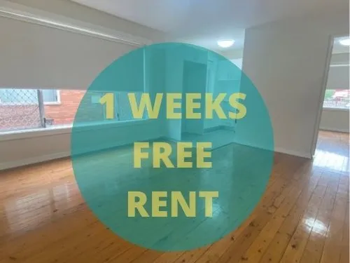 ONE WEEKS FREE RENT