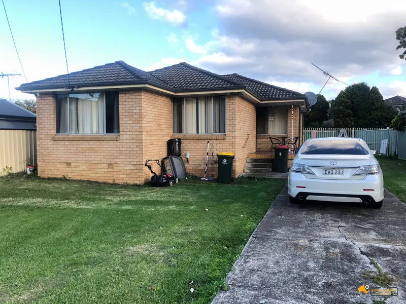 Three bedroom house available for rent.