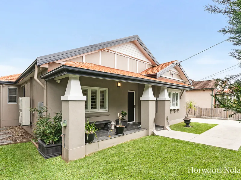 Single level family home on a perfect Parkside 708sqm block of land with 15m+ frontage, just moments walk to Concord West Station