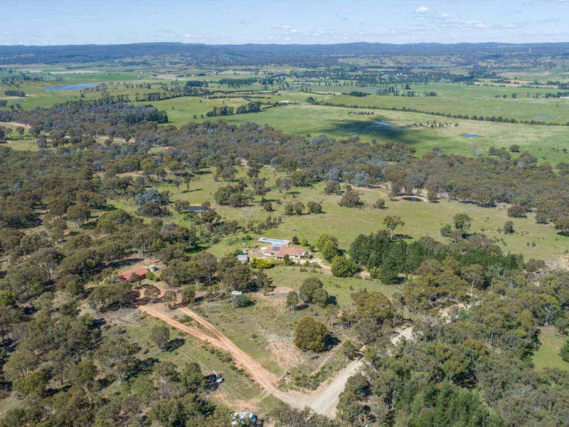 2 HOMES ON 54 ACRES WITH JAW DROPPING VIEWS OF GUNDAROO VILLAGE & HILLS BEYOND