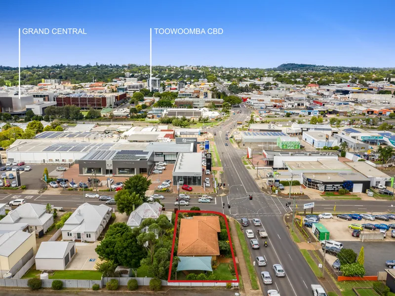 Mixed Use Zoning -  584m2 allotment – Prime Inner City Position