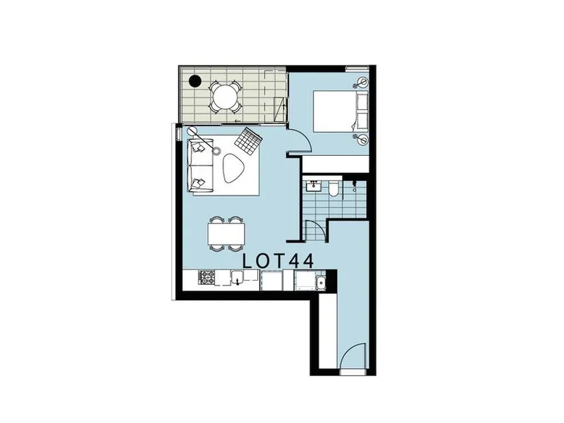 Apartment 1 Bedroom For Lease