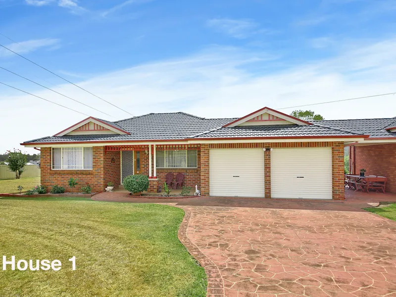 TWO HOMES, PERFECT FOR EXTENDED FAMILIES !