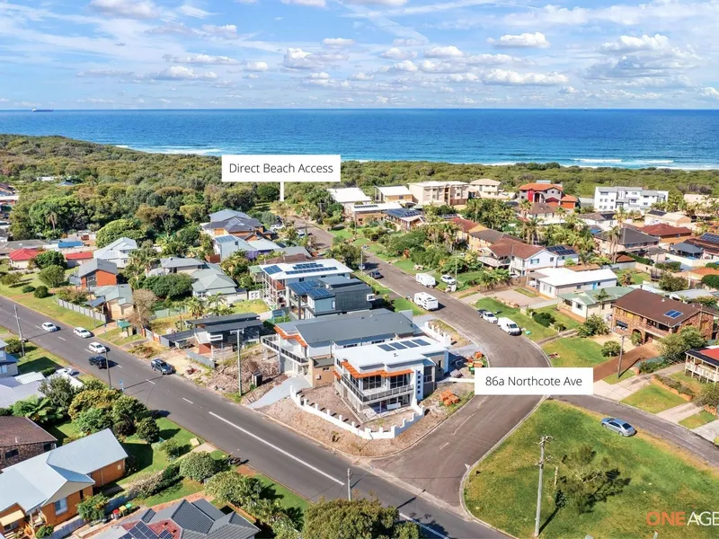 Brand new, custom built, impeccably appointed with beach access 150m's from your front door