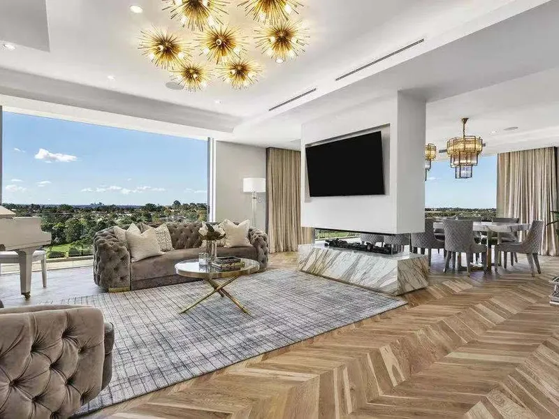 Fully furnished state-of-the-art luxury living, 'home in the sky' Penthouse