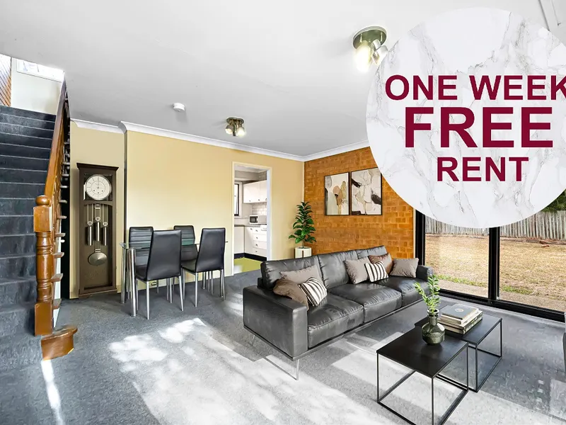 ONE WEEK FREE RENT - The one for you!