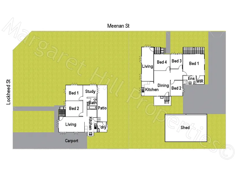 TWO HOMES WITH TWO STREET FRONTAGES