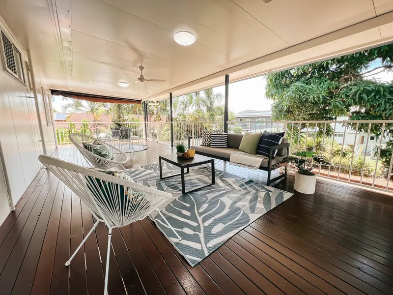 Great two storey home with large deck