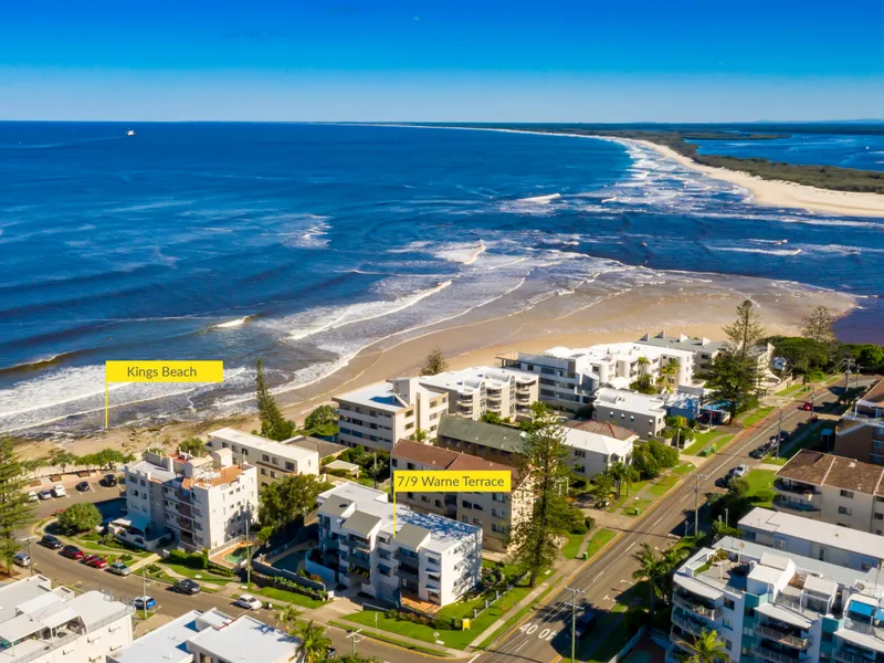 Hard to find an impressive apartment with no road to cross to the beach