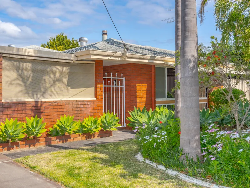 Pool, side access & character filled home.