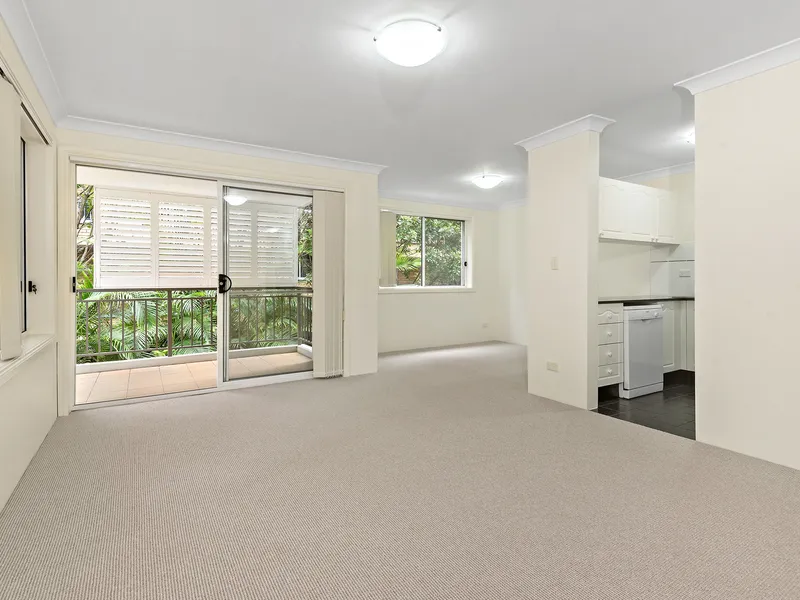 Updated two bedroom apartment with a leafy outlook