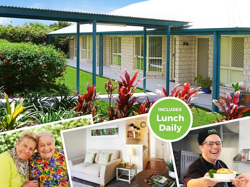 Rental in Retirement Community - Single Unit with Lunch Daily.