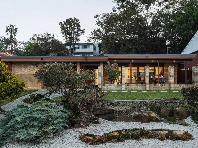 Recently renovated mid-century designer home with an appealing balance of aesthetics and practicality