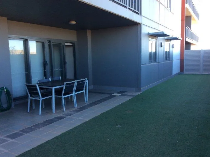 3x2 Fully Furnished Pelago East apartment with large 62sqm courtyard becoming available mid April. Includes unlimited NBN & new Smart TV. Apply now!